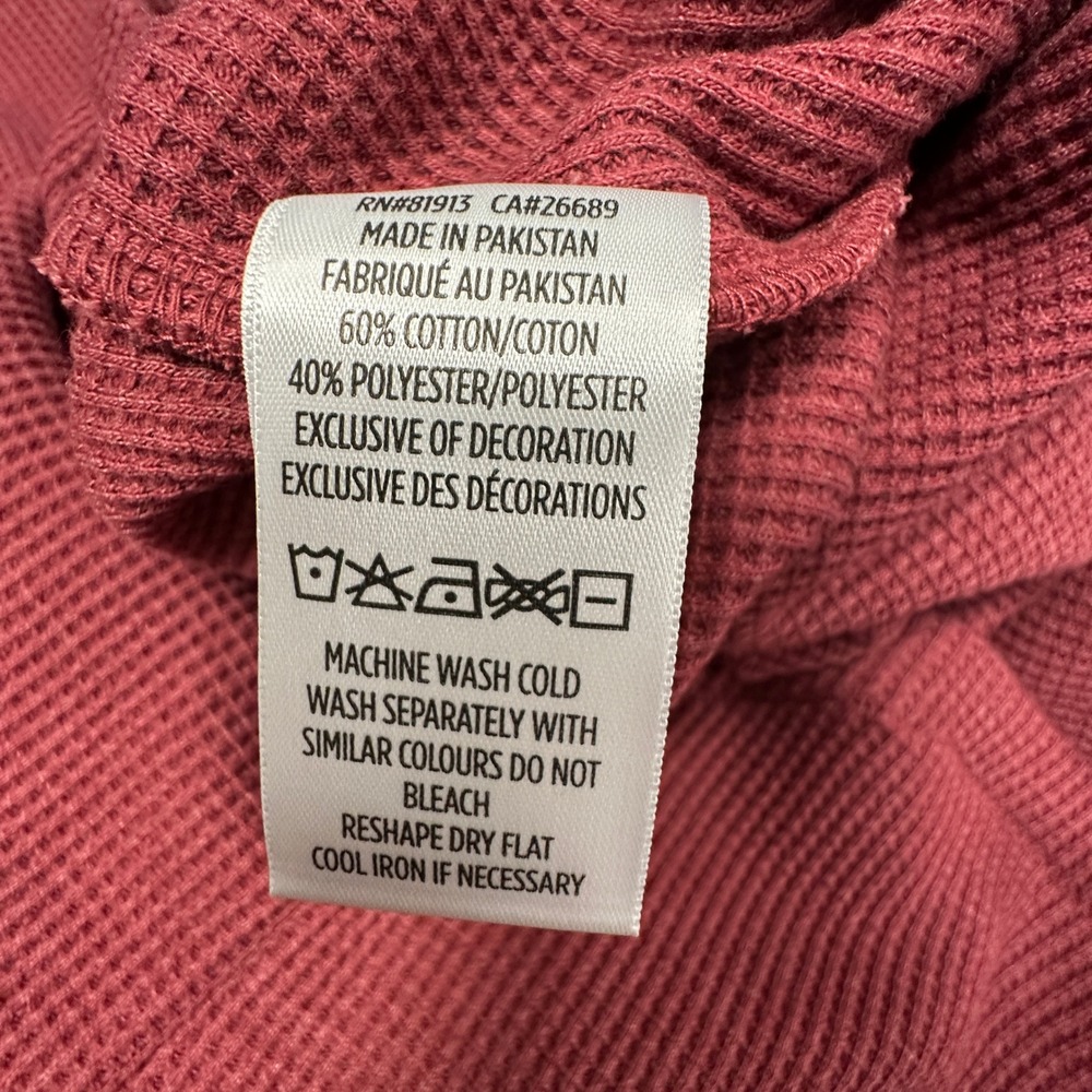 Robert Graham Shepton Top Mens 2XL Red Waffle Knit Quarter Zip Elbow Patches NEW - Picture 10 of 10